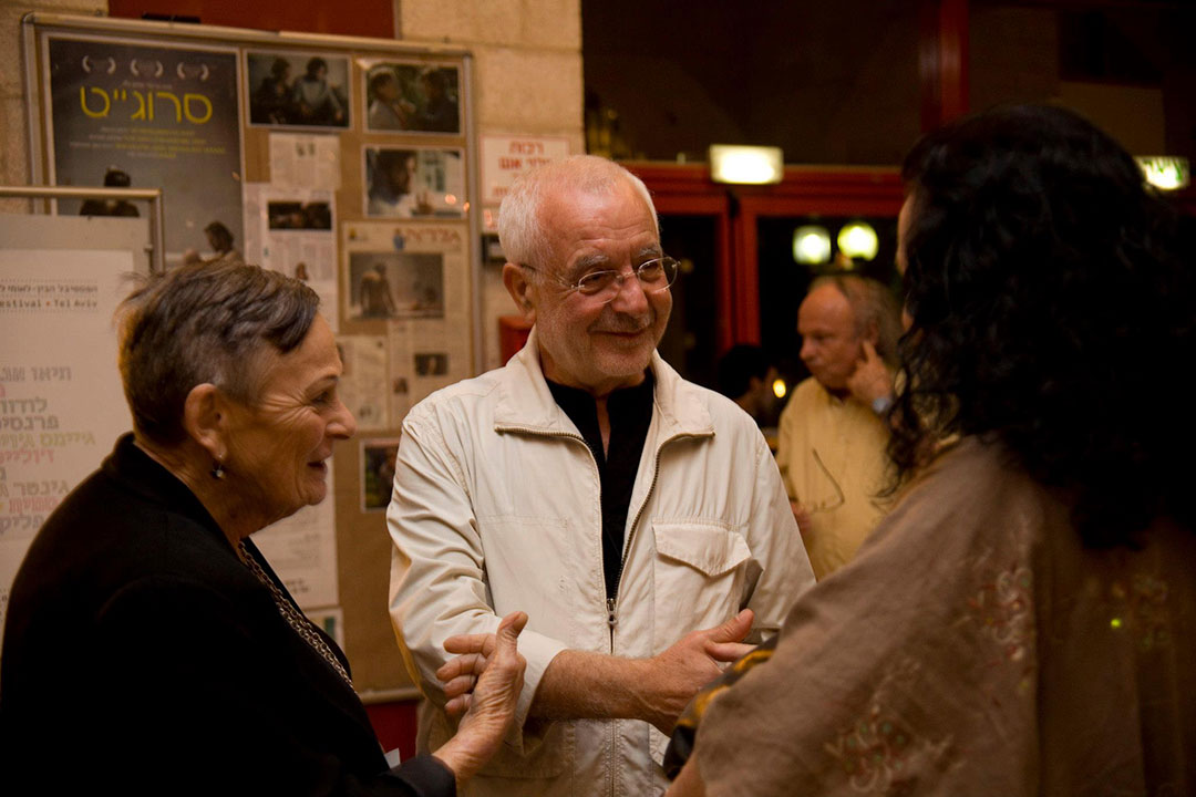Raphaël Rebibo et Marie à la Retrospective Cinematheque de Tel-Aviv